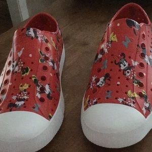 Cute, comfortable native Disney slip ons!